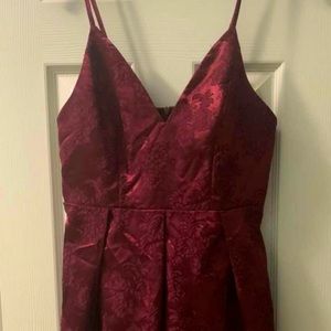 Maroon Dress
